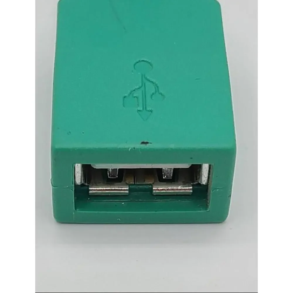 Genuine Microsoft OEM PS/2 Male To USB Female Adapter Converter Mouse Keyboard